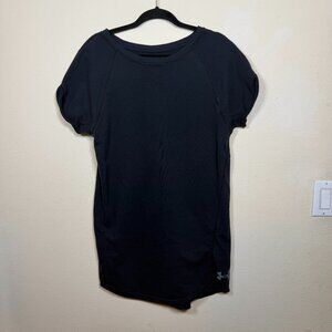Under Armour Black Athletic T Shirt Loose Fit Short Sleeve Small